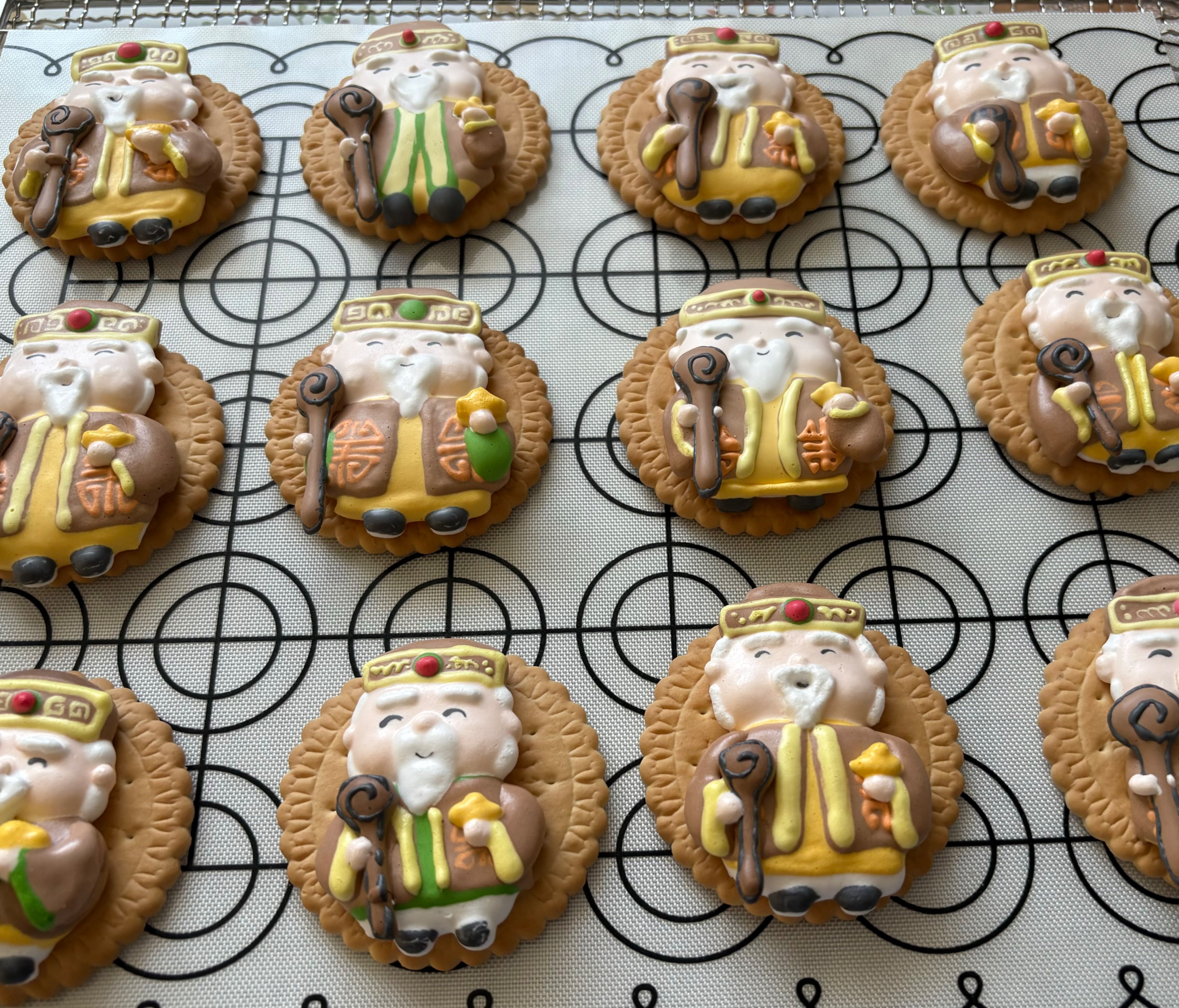 『神明馬林糖系列-土地公馬林糖 餅乾直徑6cm』（3個起訂）