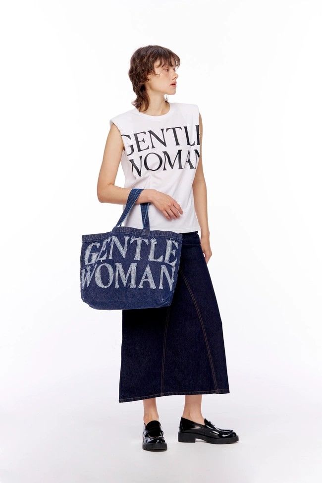 【預購】Gentlewoman Denim Tote Bag短背帶（勿直接下單 請先私訊IG詢問⮕@_w.e_shop）