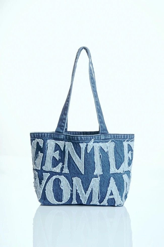 【預購】Gentlewoman Denim Tote Bag長背帶（勿直接下單 請先私訊IG詢問⮕@_w.e_shop）