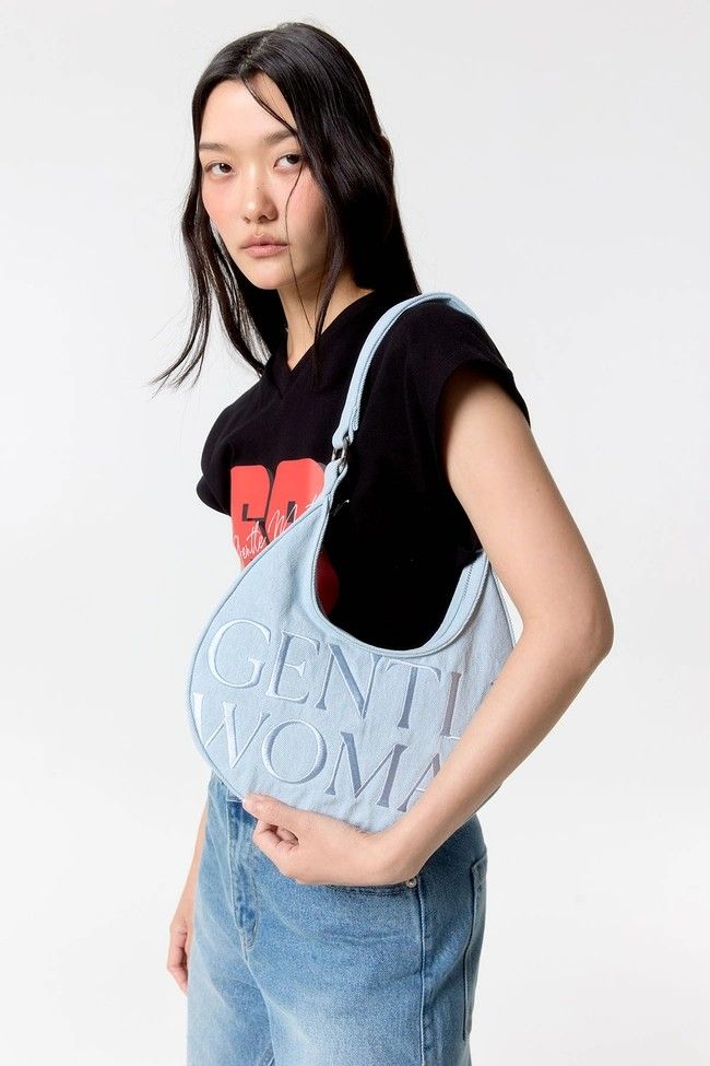 【預購】Gentlewoman Essential Icon丹寧肩背包（勿直接下單 請先私訊IG⮕@_w.e_shop）