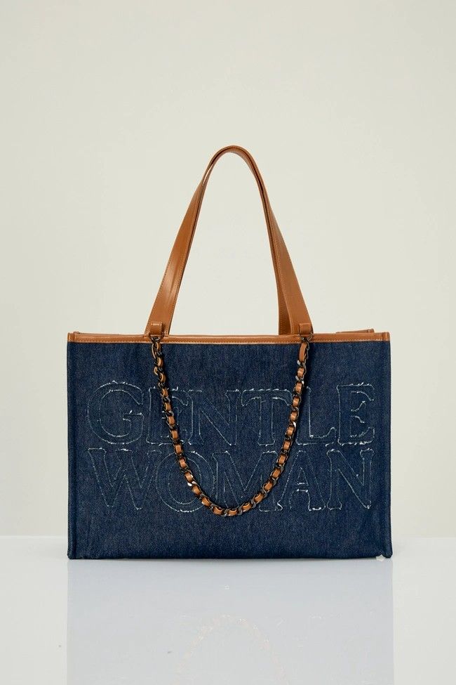 【預購】Gentlewoman So Chic Denim Box 托特（勿直接下單 請先私訊IG⮕@_w.e_shop
