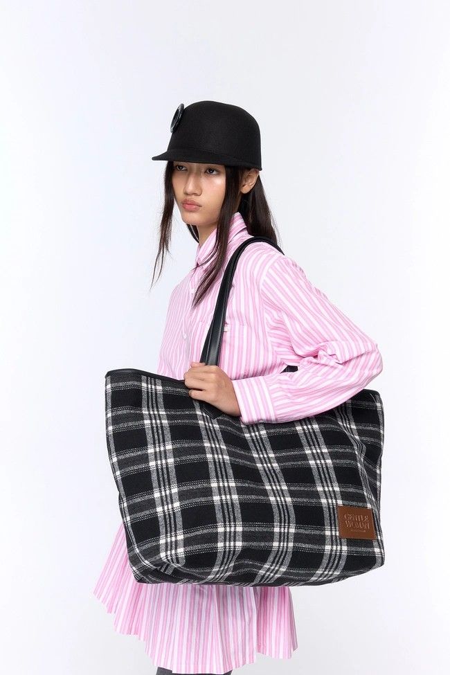 【預購】Midnight Pier Harbor Plaid 托特（勿直接下單 請先私訊IG詢問⮕@_w.e_shop）