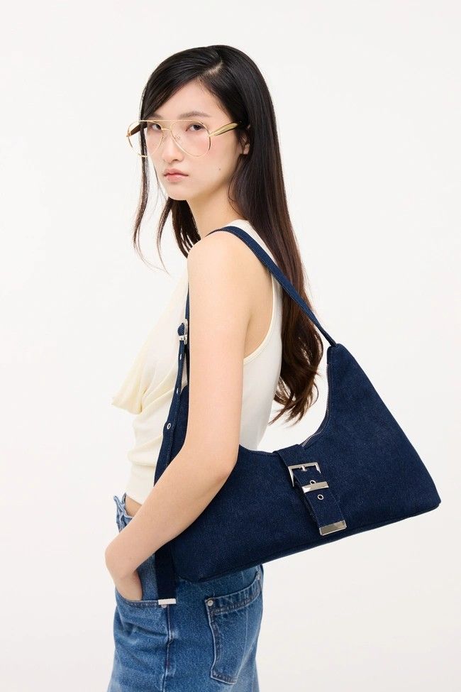 【預購】Gentlewoman Arc-Deco Denim單肩包（勿直接下單 請先私訊IG詢問⮕@_w.e_shop）