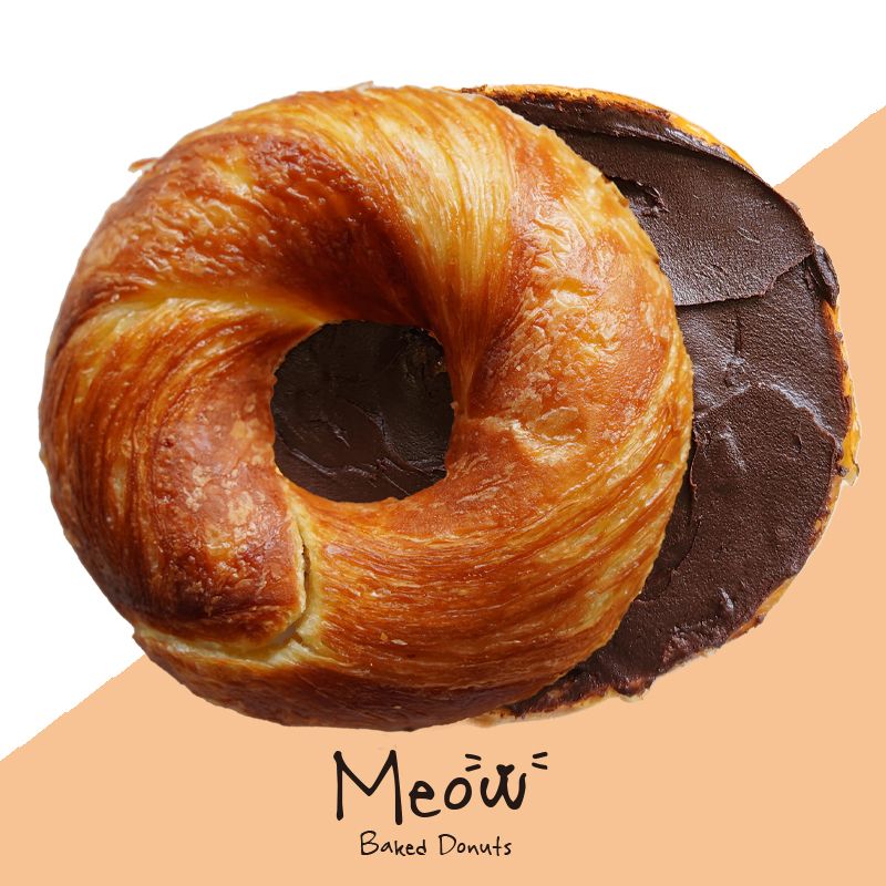 【MEOW】喵圈圈烤甜甜圈-朱古力夾心甜甜圈 丹麥甜甜圈