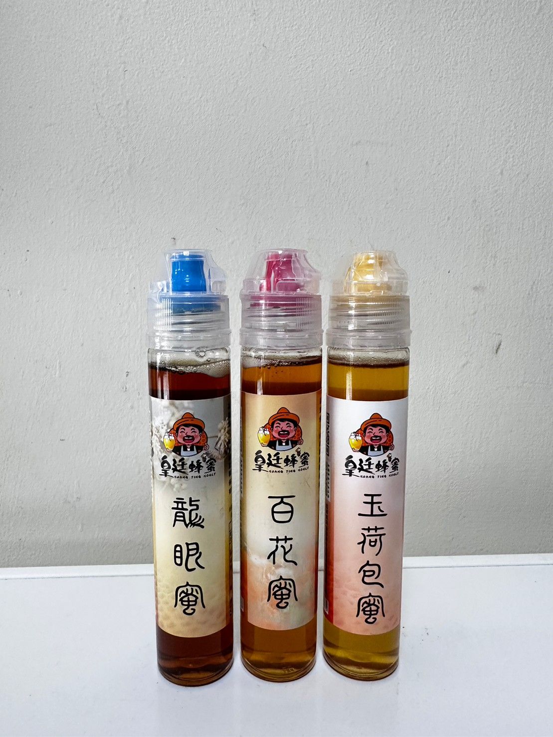 純蜂蜜120g旅行瓶三入組