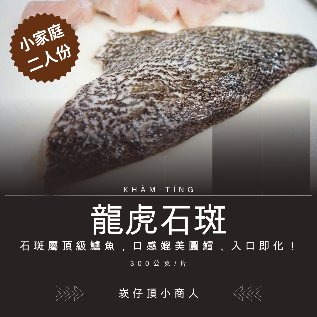 龍虎石斑，石斑屬頂級鱸魚，口感媲美圓鱈，入口即化！