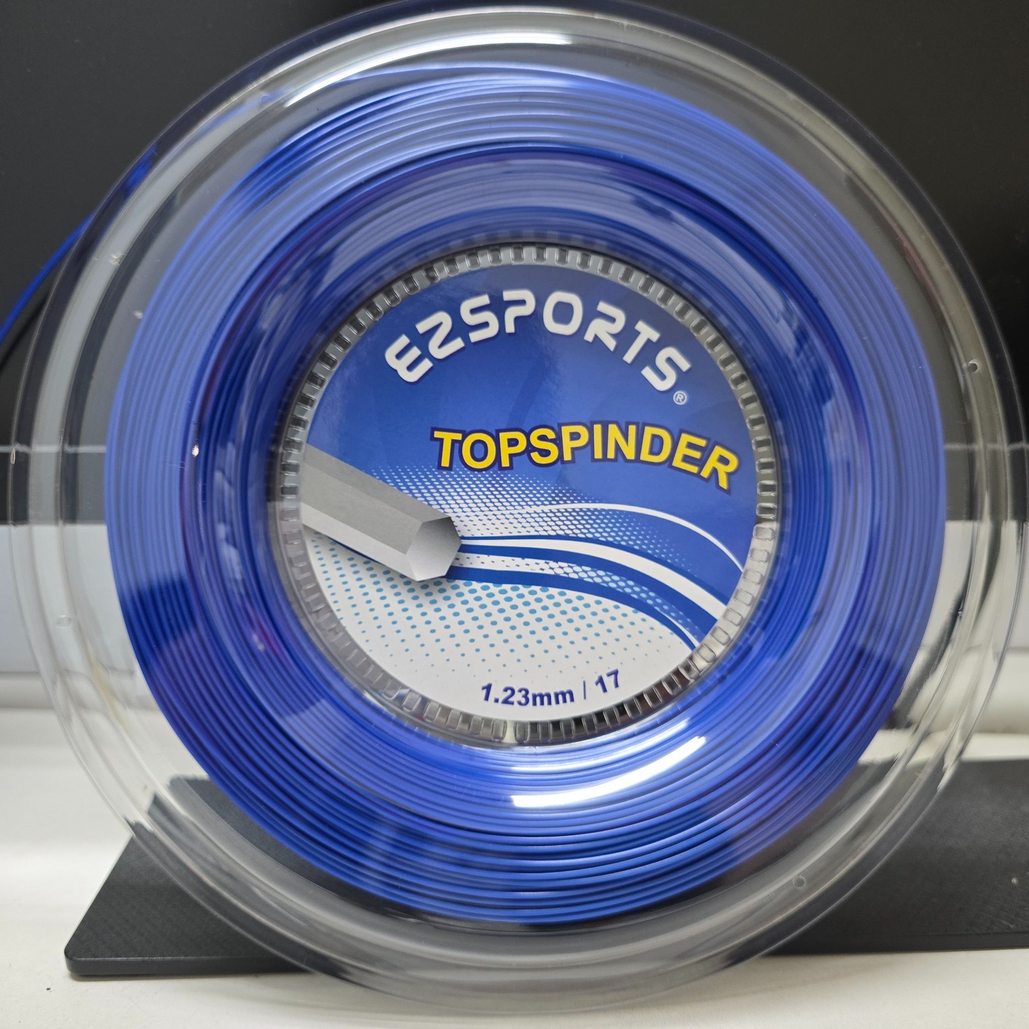 【EZSPORTS】TOPSPINDER 網球線/六角線/硬線/台灣製造/200米/1.23mm（夜空藍）
