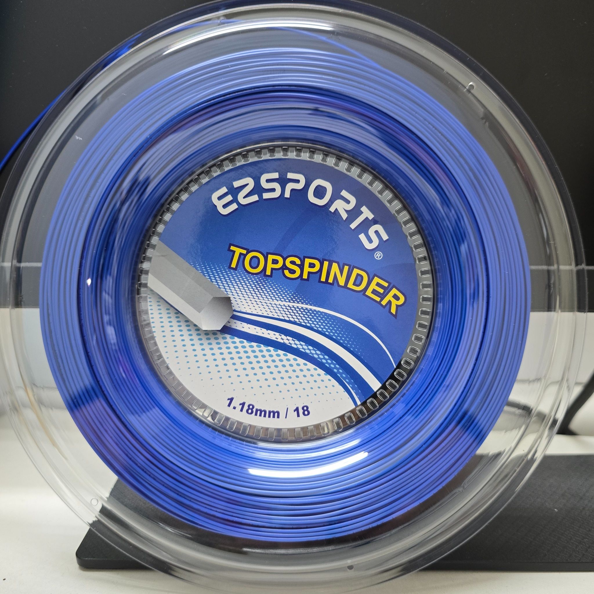【EZSPORTS】TOPSPINDER 網球線/六角線/硬線/台灣製造/200米/1.18mm（夜空藍）