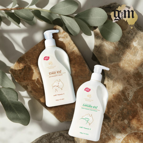 GM 經典綿羊油乳霜 500g ＆ 經典鴯鶓油乳霜500g | 滋潤保濕 輕盈修護