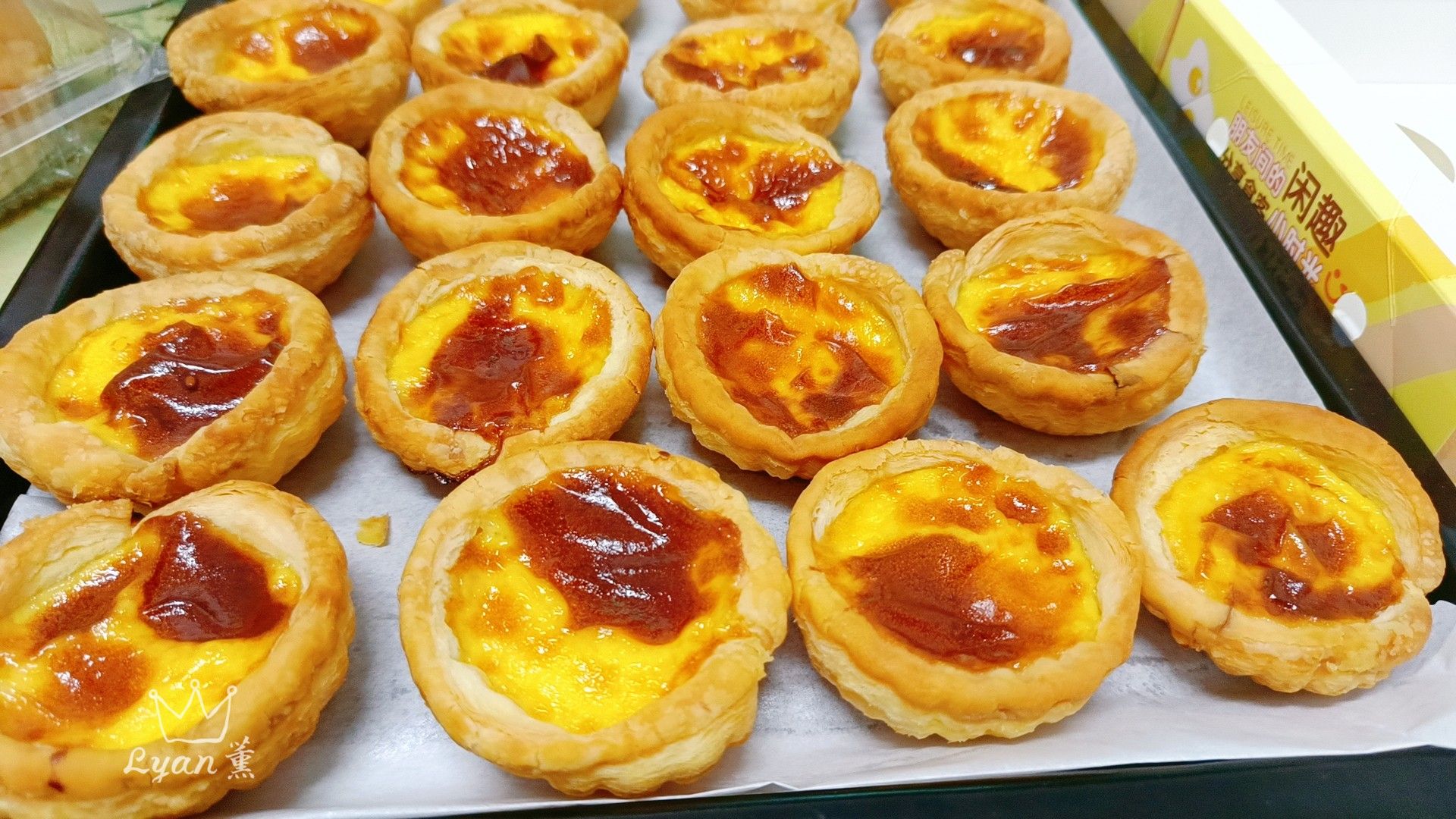 手工葡式蛋塔一盒6顆-原味