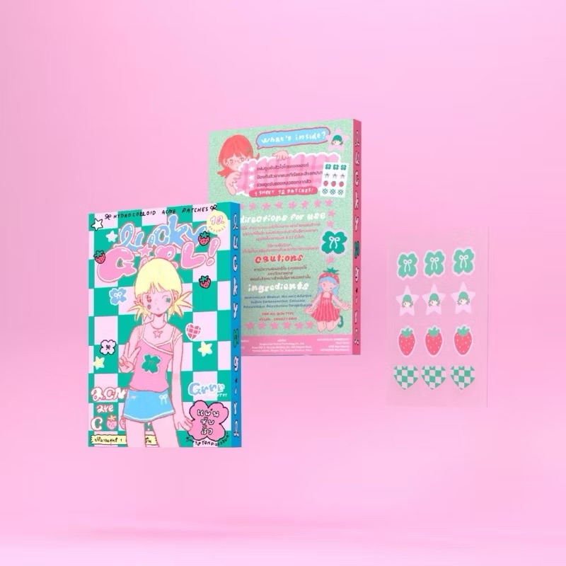 Grrbeauty女孩造型痘痘貼（12枚）