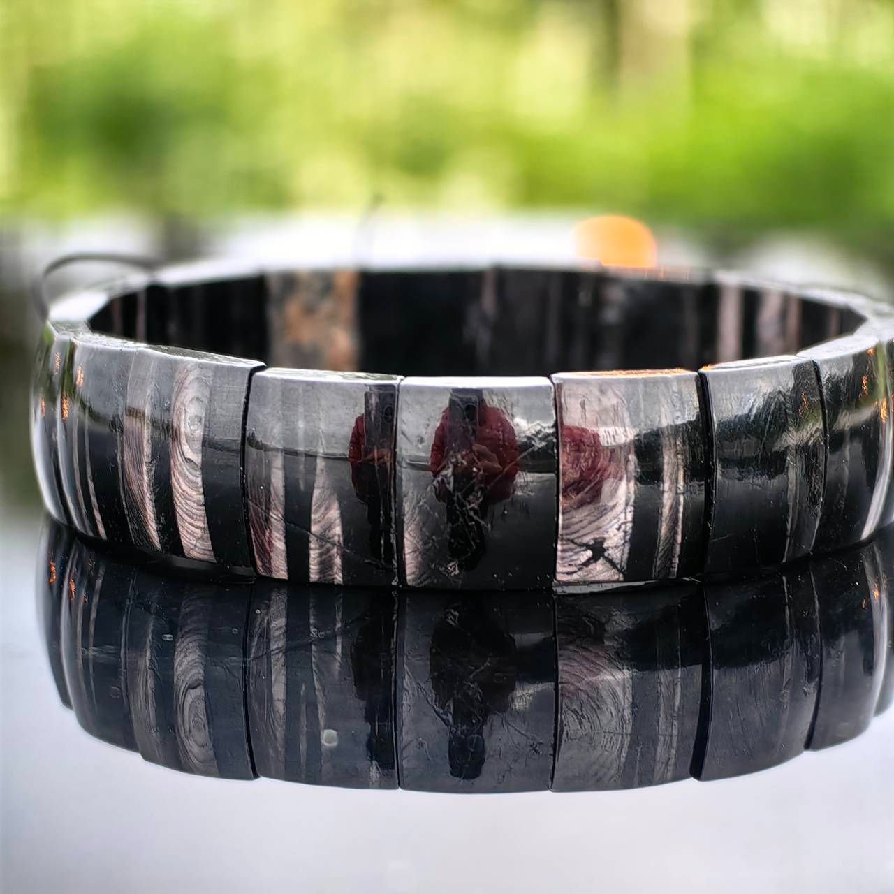 ╭＊藏金方鎮＊╮純天然金運石手排14.4mm 高能經營 × 穩財布局 水晶