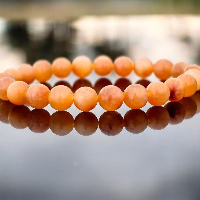 ╭＊一圖一物＊╮純天然安德森長石手鍊 8mm 手圍16 水晶 手串 礦石 晶礦