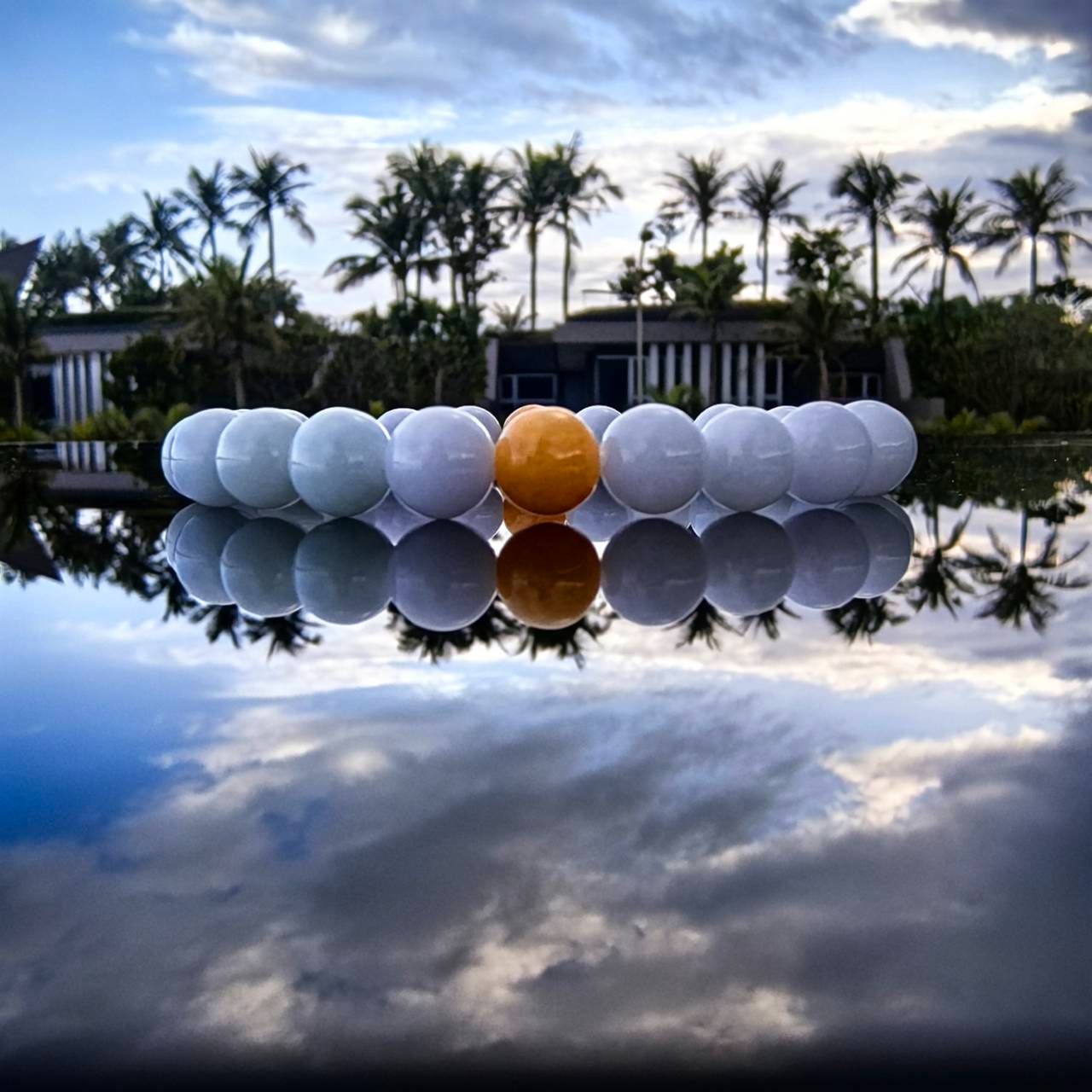 ╭＊一圖一物＊╮天然翡翠圓珠手鍊 7.8mm 手圍16 手串 晶礦 水晶 礦石 玉