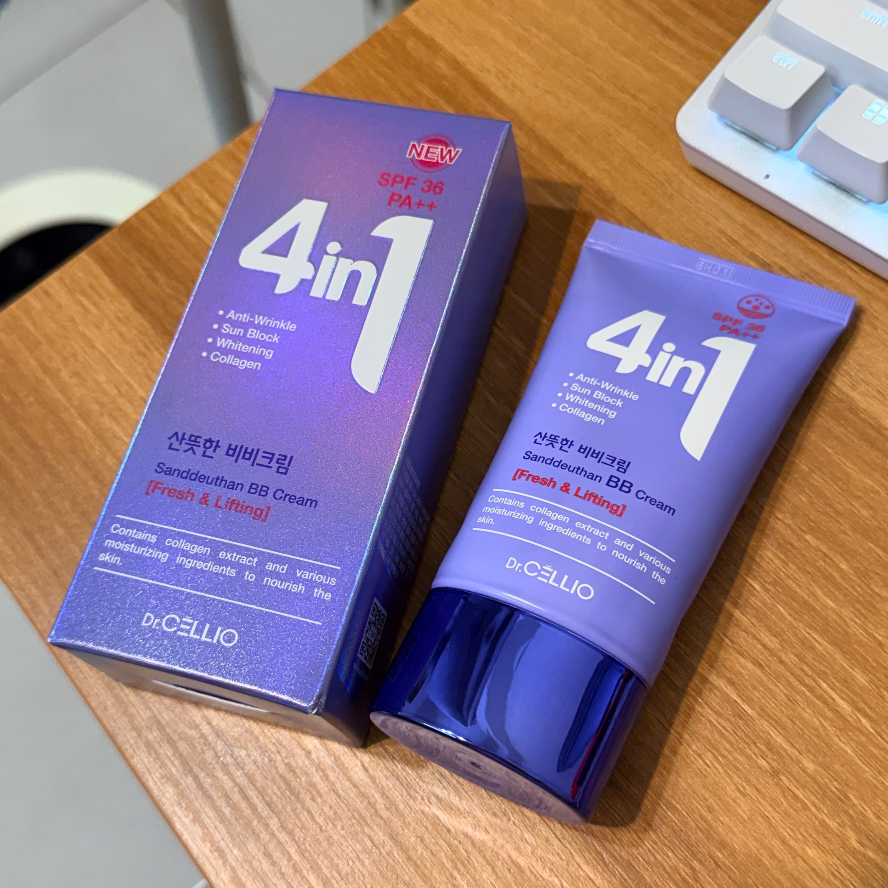 現貨 韓國 Dr.Cellio 清透防曬BB遮瑕美顏霜SPF36 PA++ 50ml