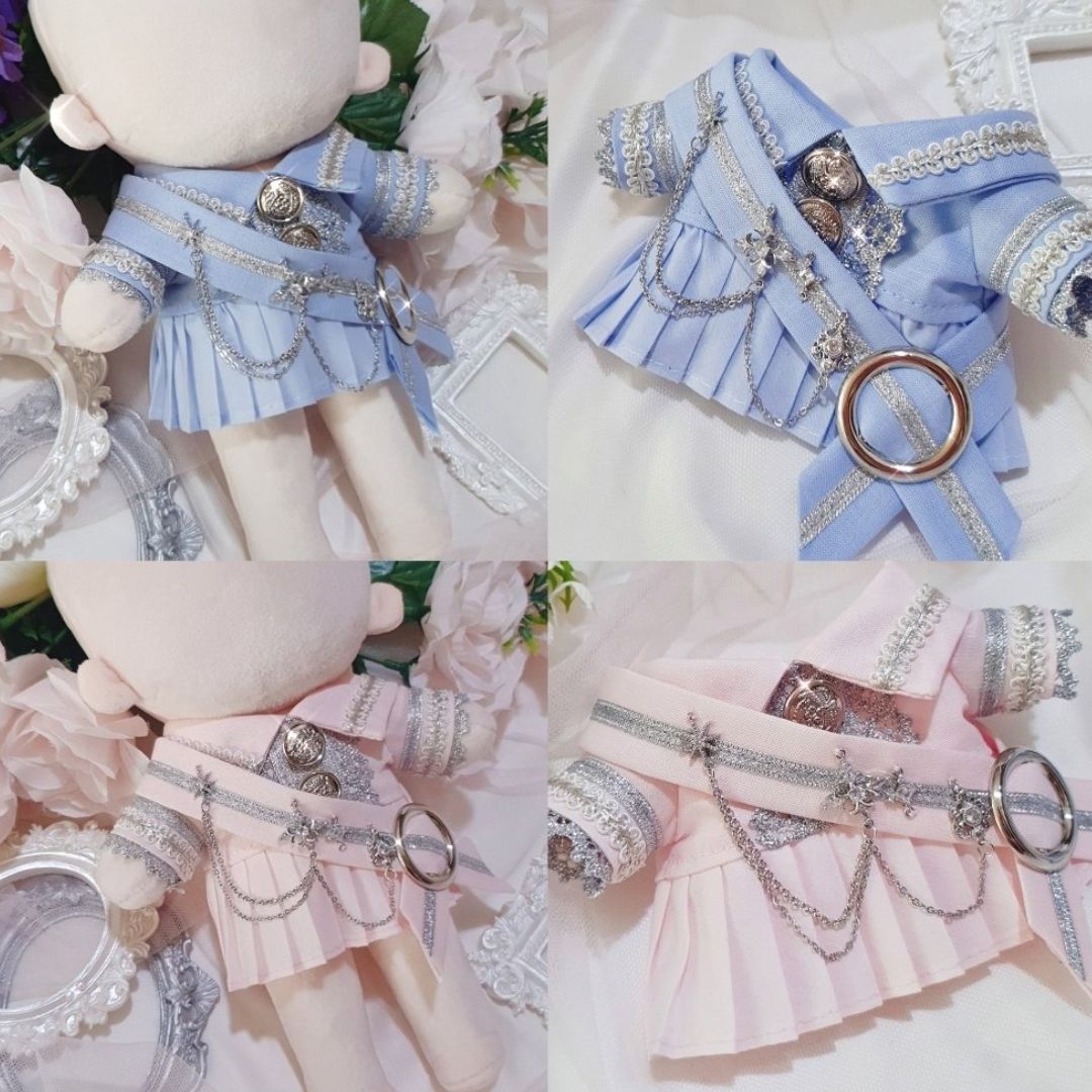 【20cm│韓國手作】Mamangdiary衣櫥│制服洋裝│淡藍