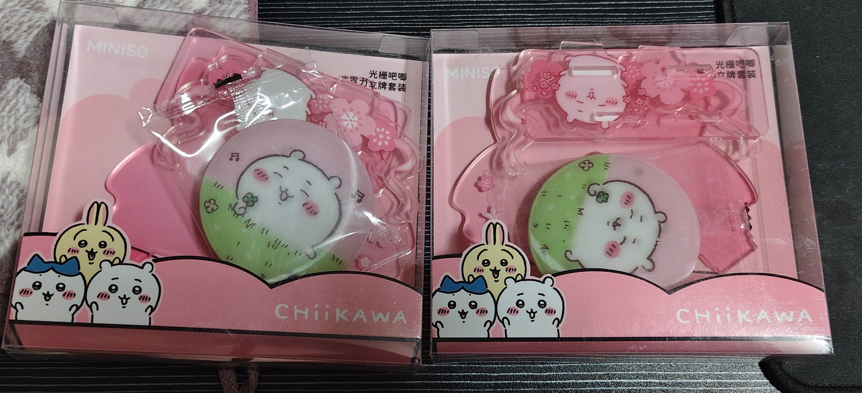 光柵徽章+壓克力立牌 櫻花祭