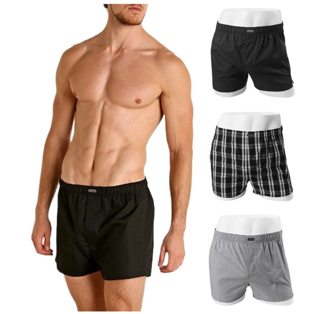 Calvin Klein 男內褲 棉質 三件組 CK 四角內褲  舒適 居家褲 平口內褲 四角褲 NB4006-002