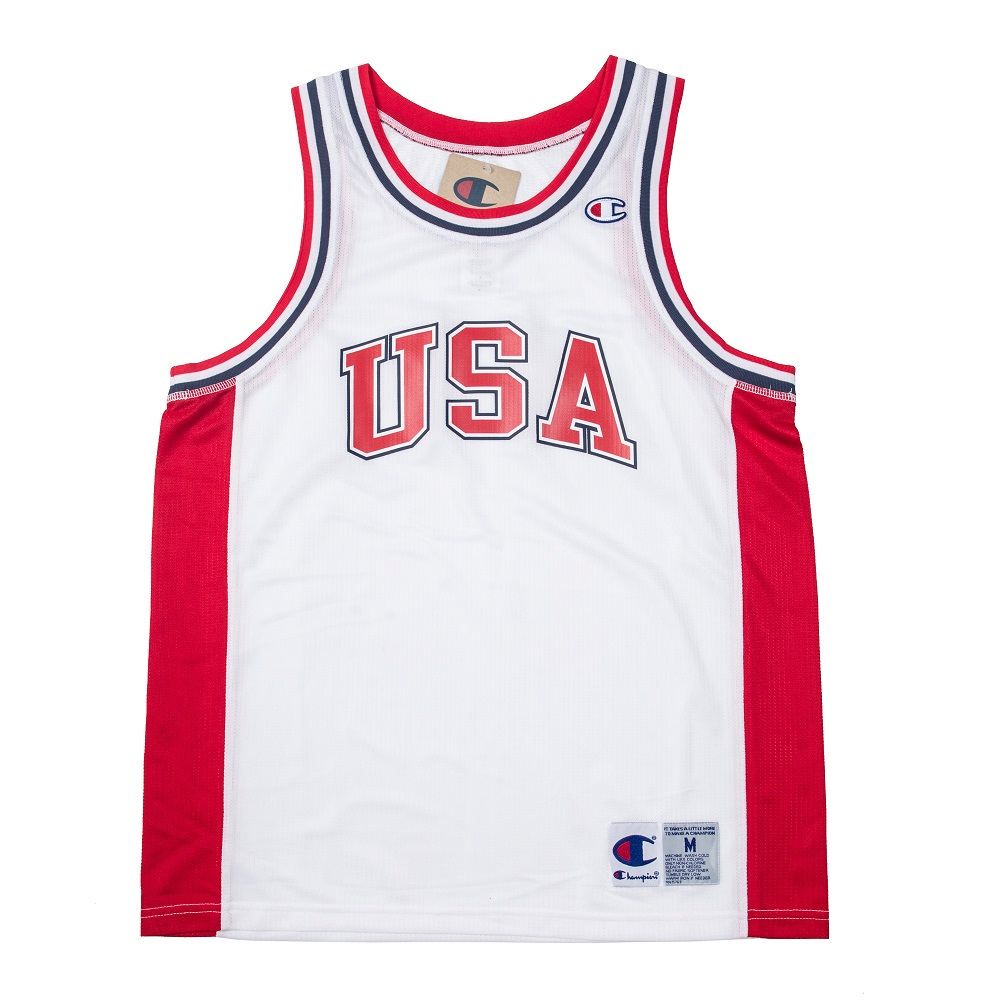 Champion Life USA 網狀球衣背心 運動背心 籃球背心 透氣 現貨 白色/深藍色 T8831