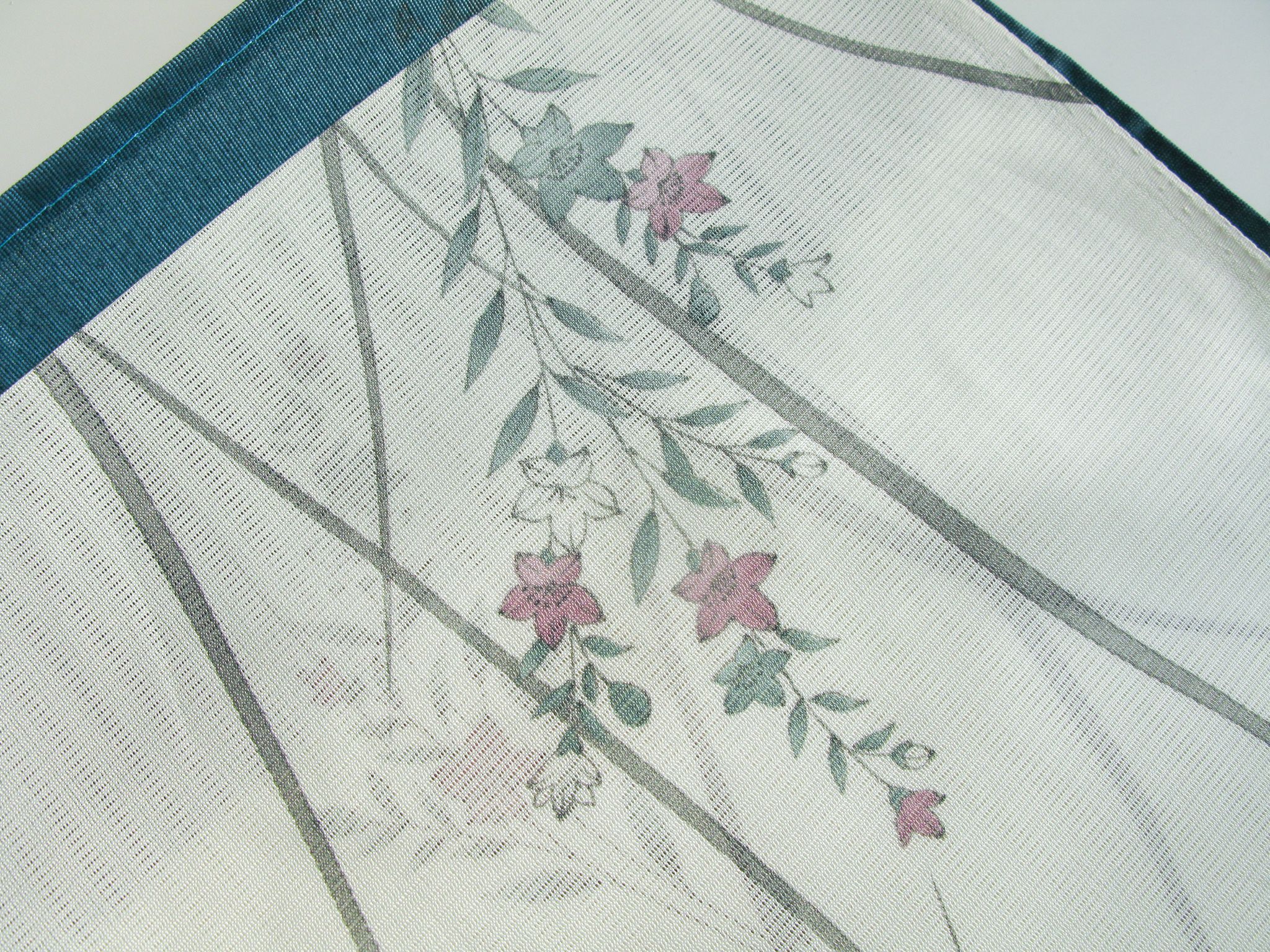 { 桔梗 } 和服用 夏絽織 | 化纖100%