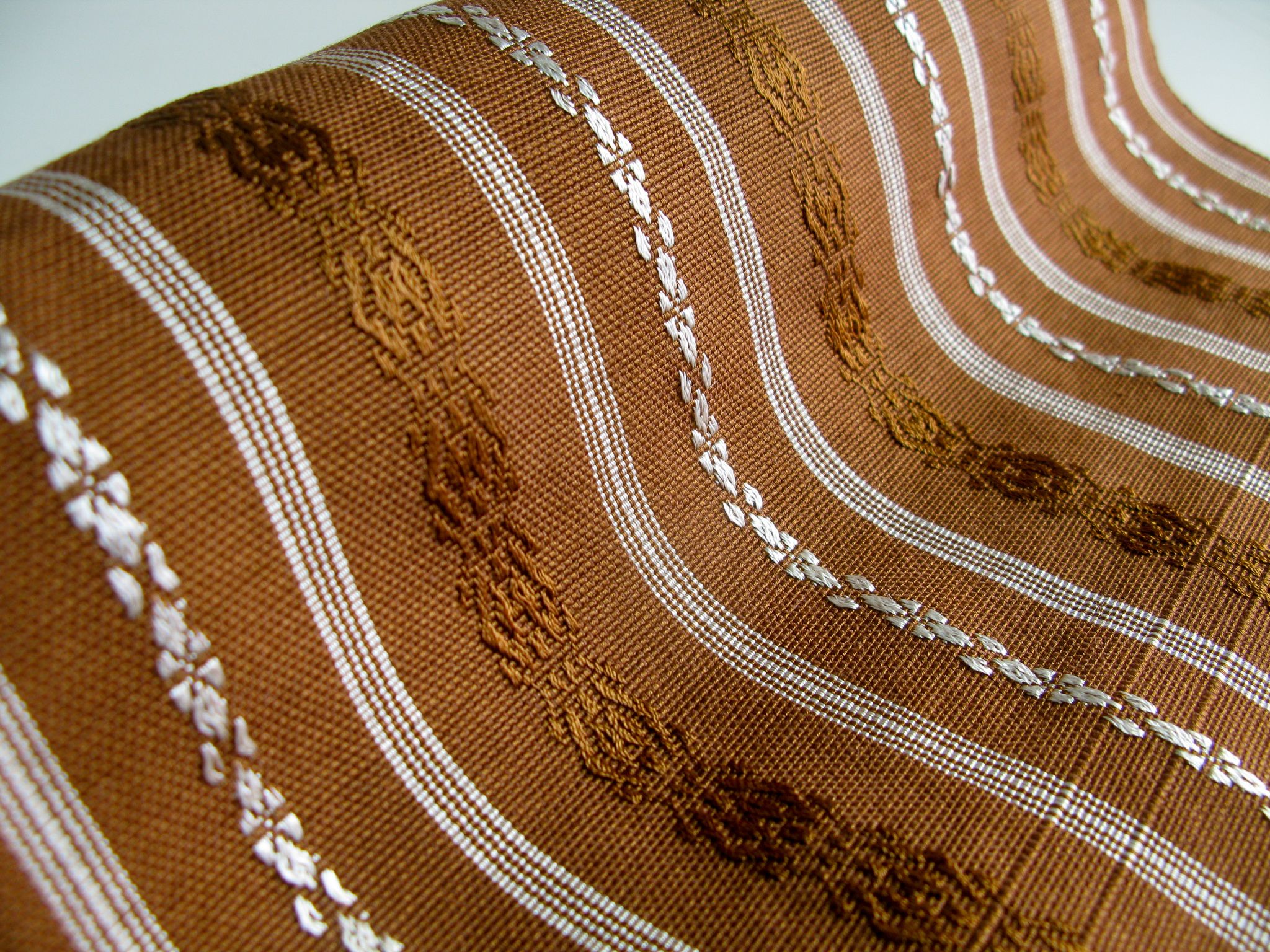 { 棕 } 腰帶用 献上柄 | 絹 |