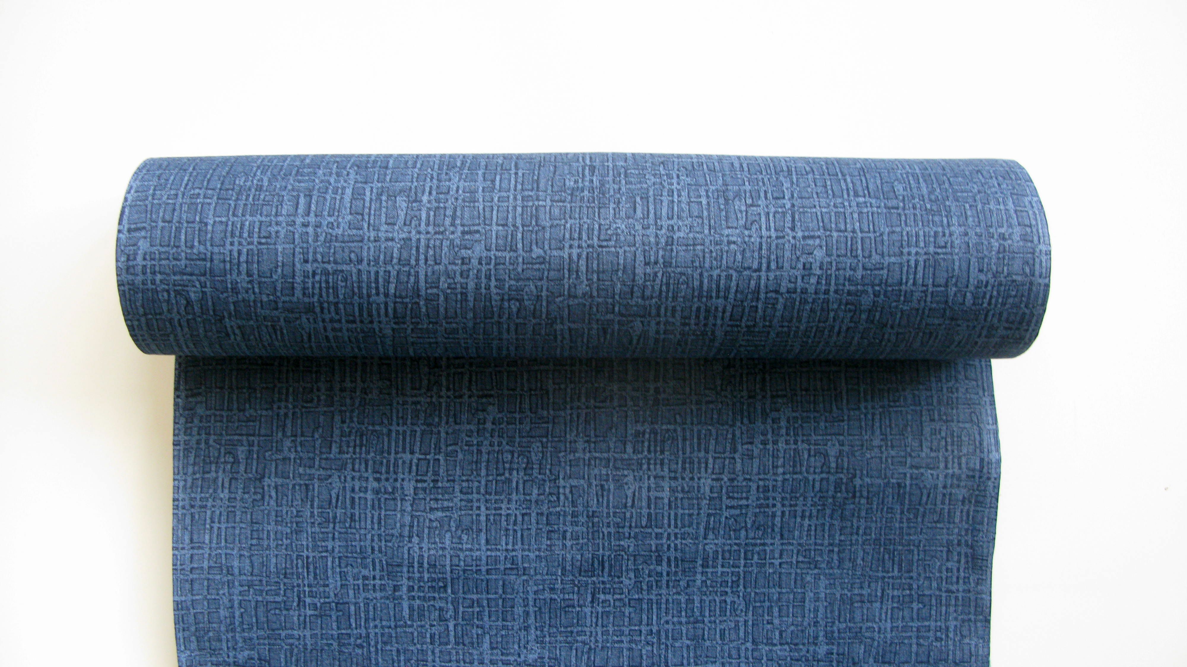 { 淺海遺跡 } 和服用 小紋 | 化纖85/綿35 | 帝人