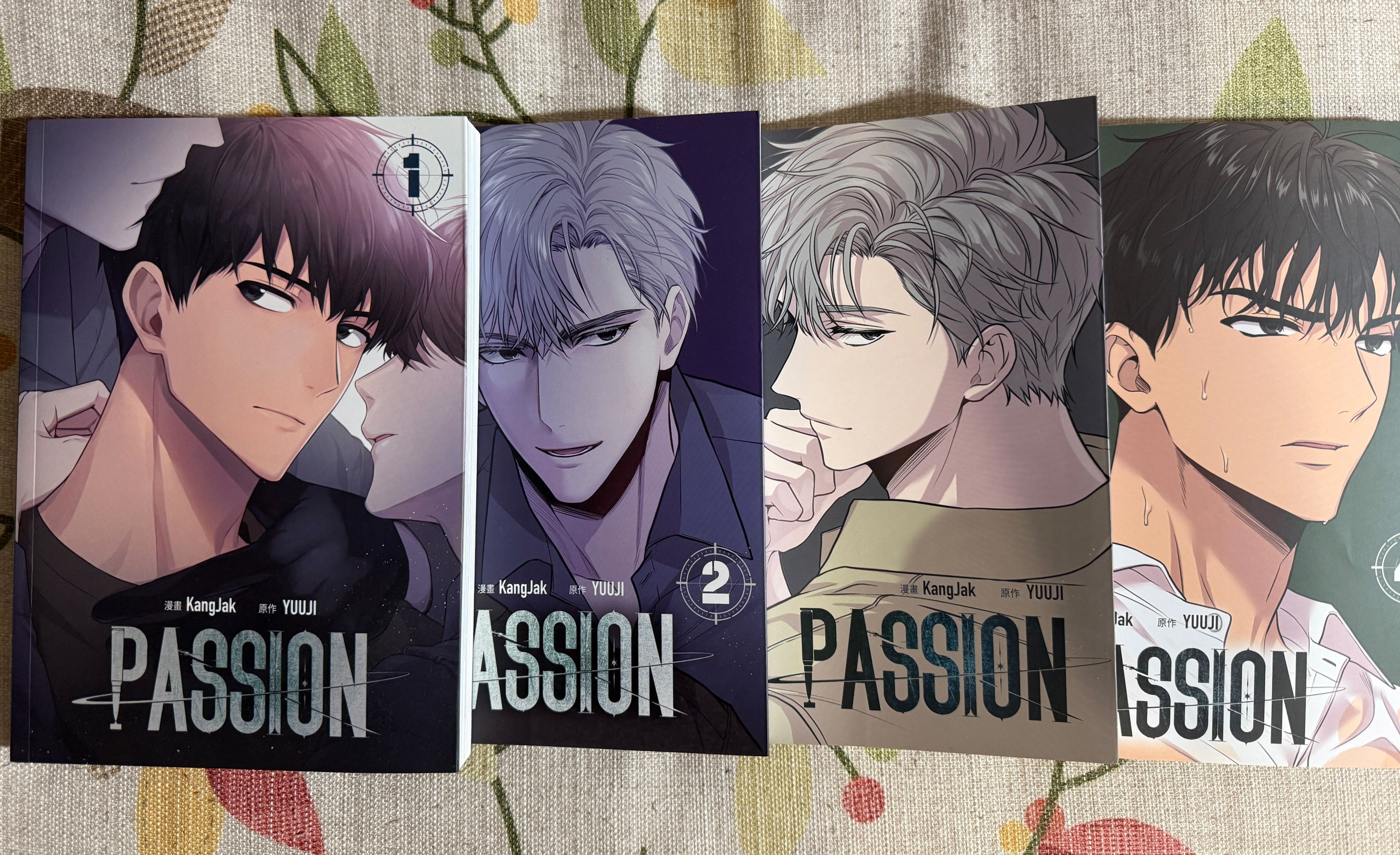韓漫PASSION 1-4 普裝首刷版-少看二手書