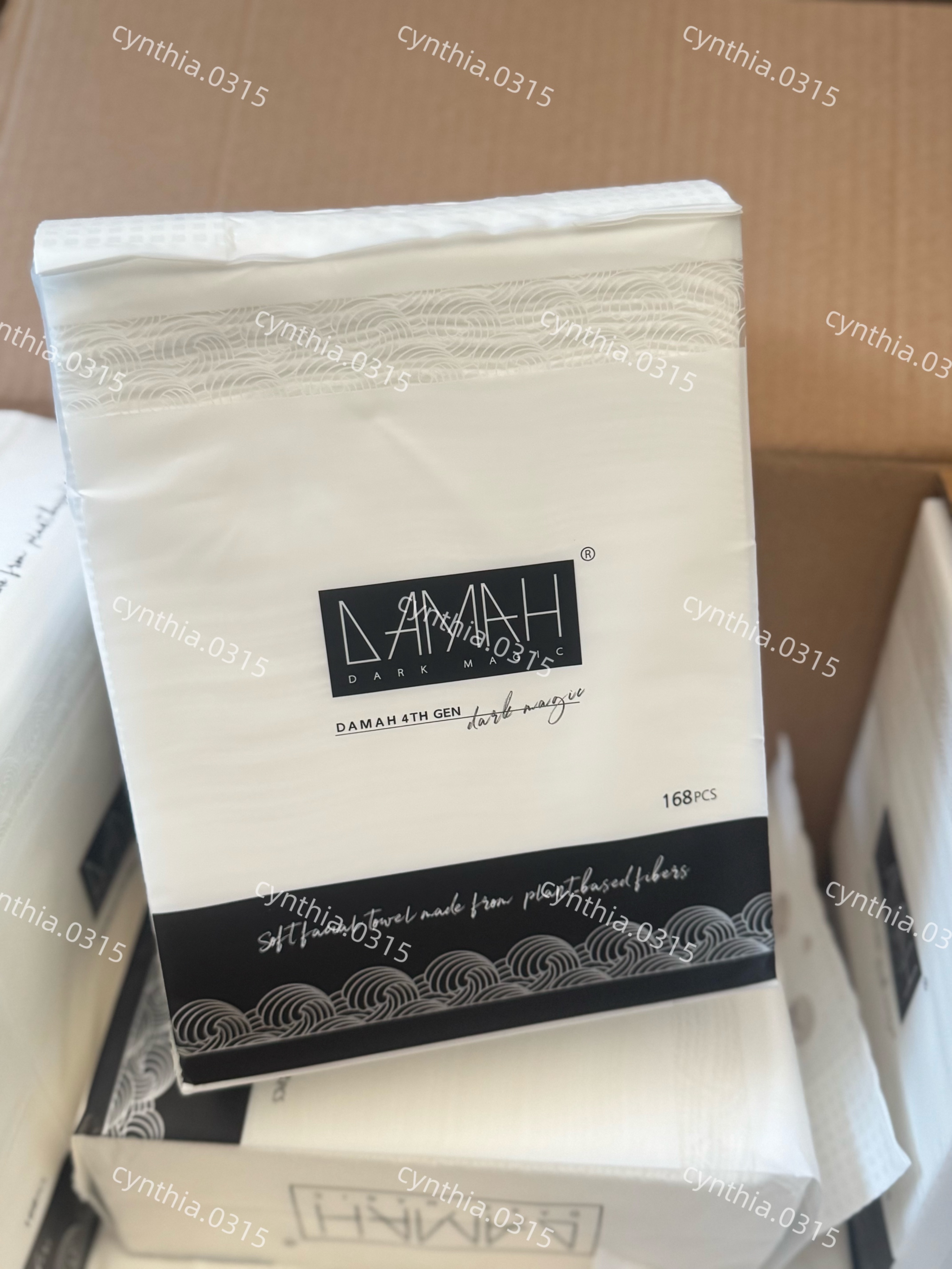 第四代官方授權李佳琦推薦加厚韓國DAMAH黑魔法洗臉巾3D如意云紋