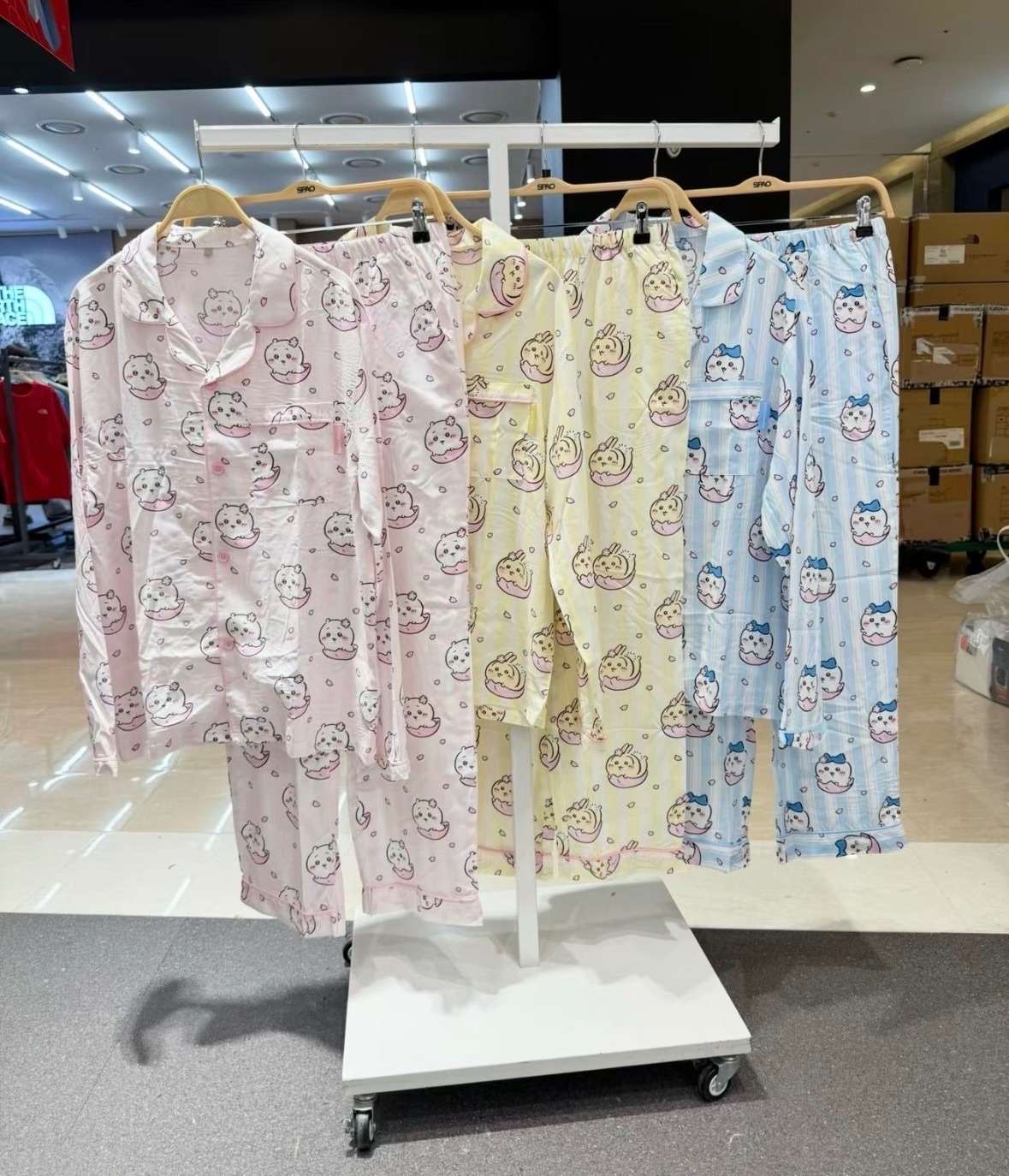 SPAO聯名Chiikawa 春季櫻花長袖睡衣