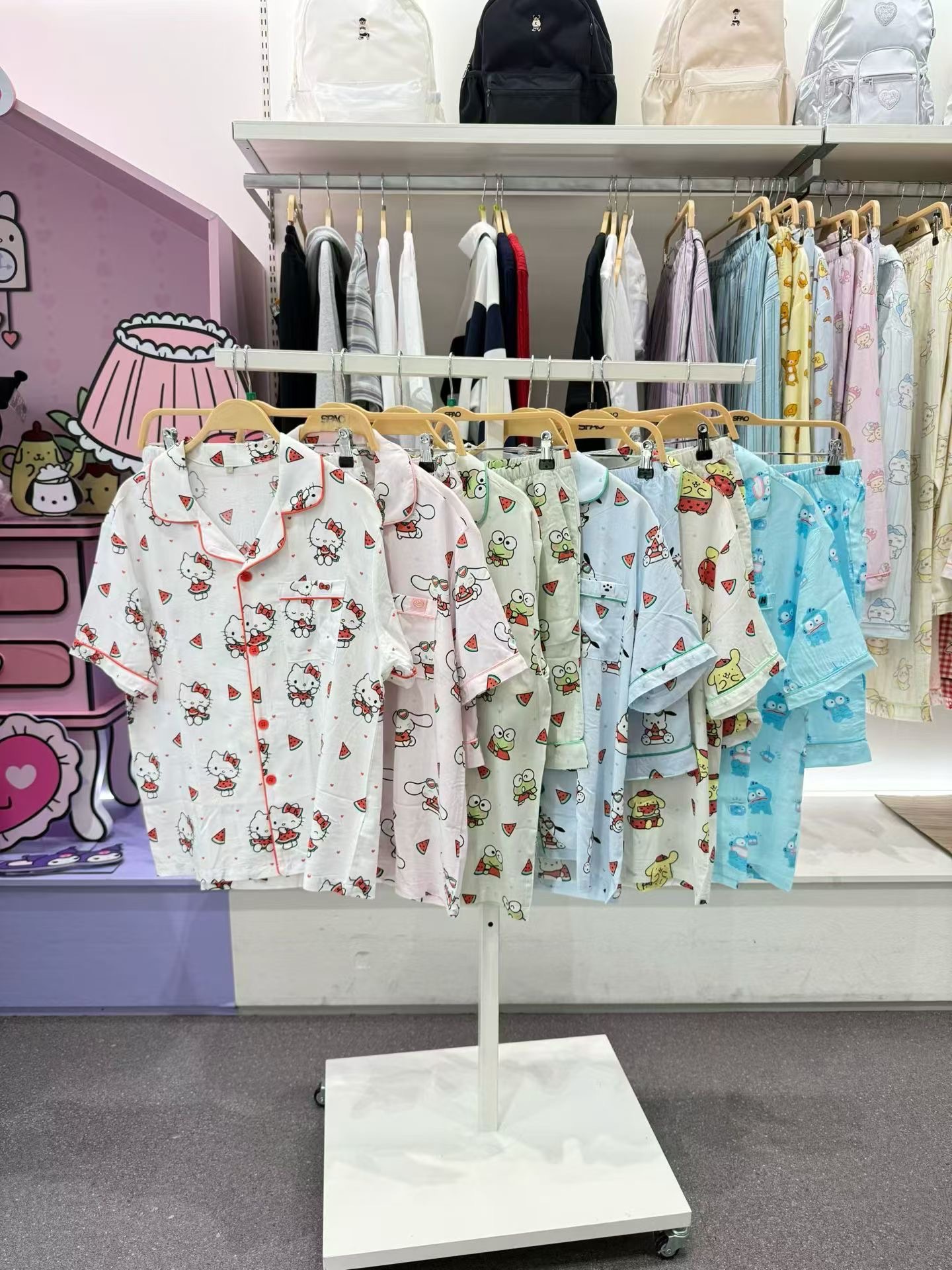 SPAO聯名三麗鷗夏日短袖睡衣