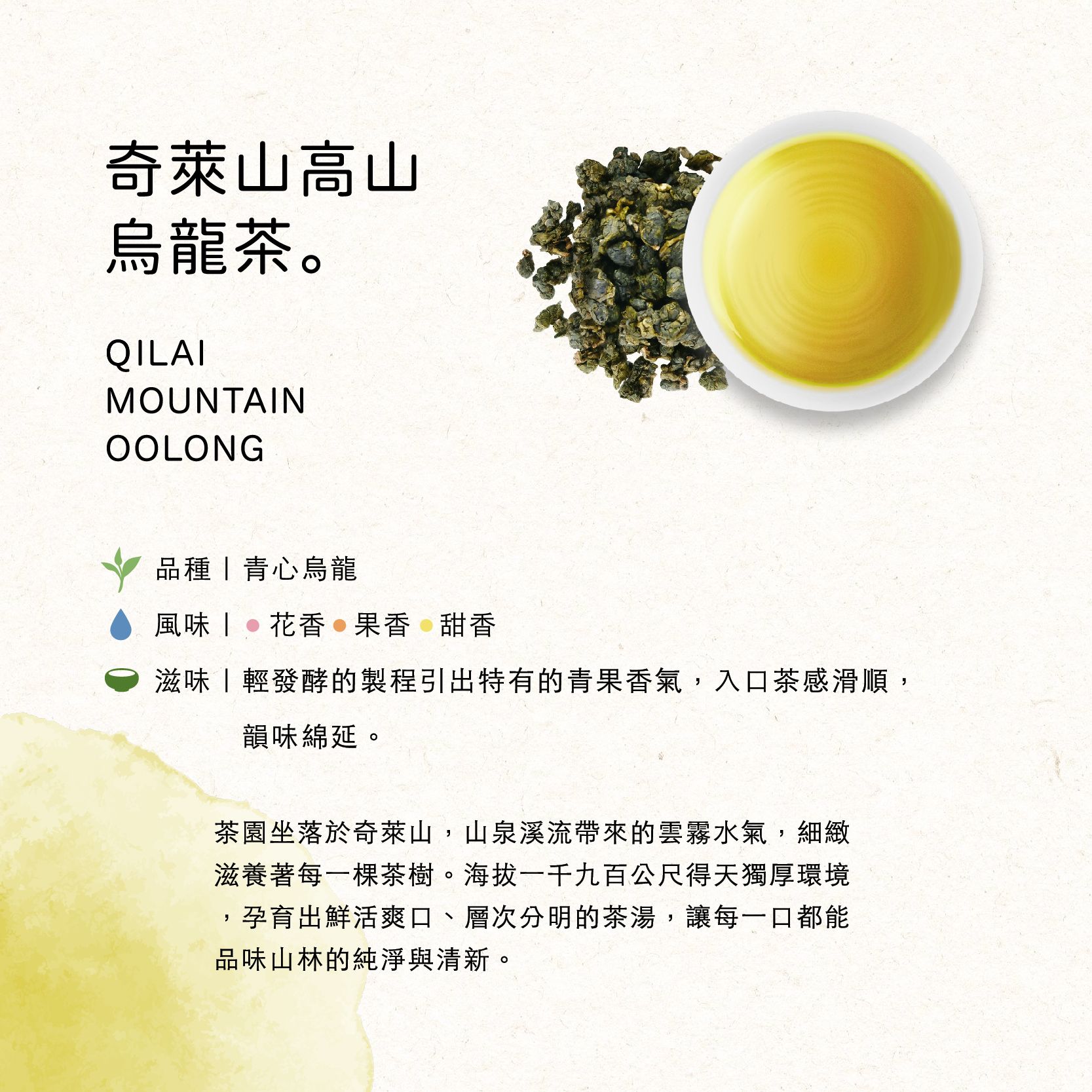 奇萊山高山茶烏龍茶-春茶