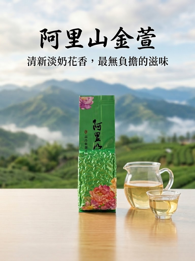 阿里山手採金萱