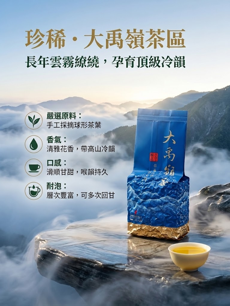 數量稀少大禹嶺茶區2026春茶