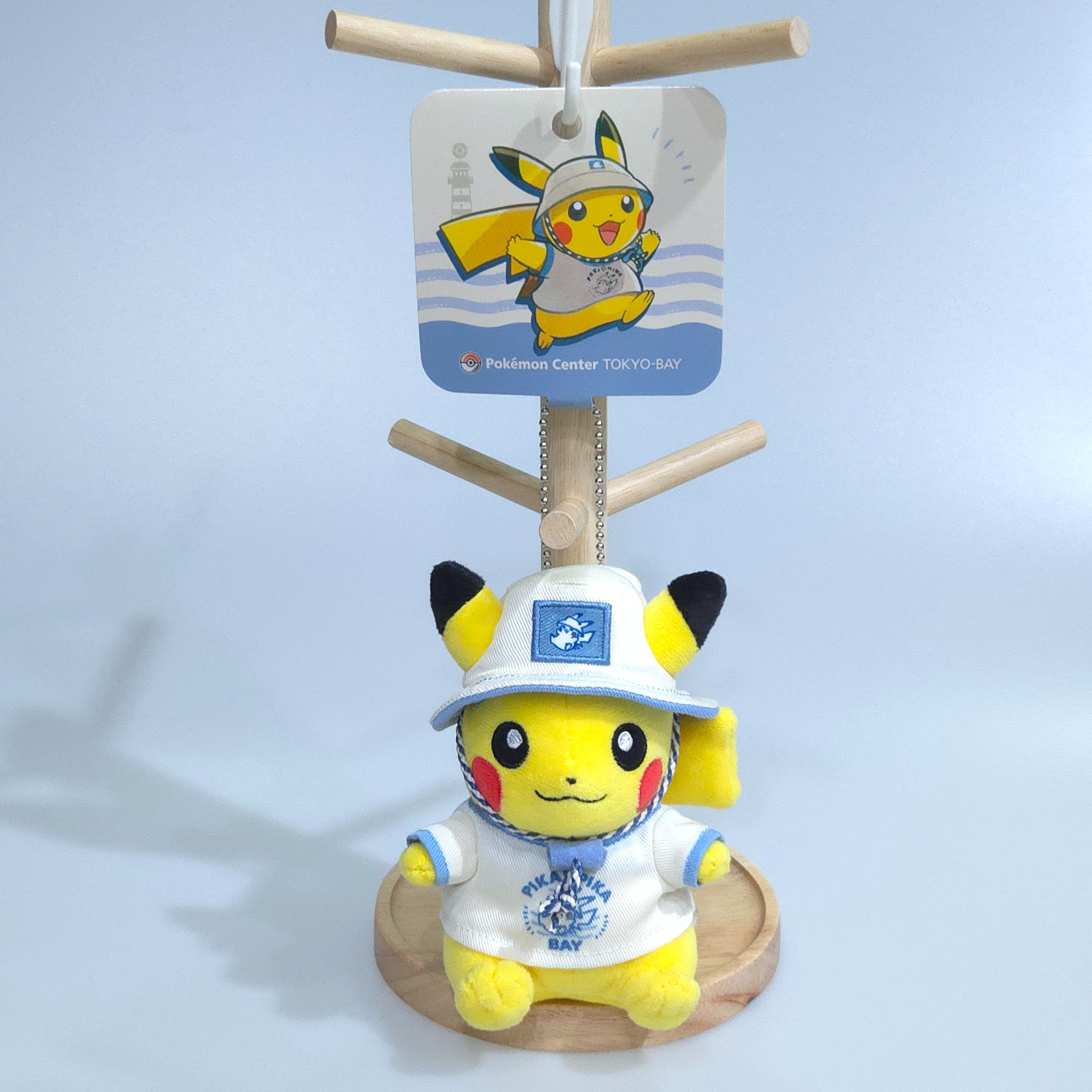 玩偶吊飾 東京灣休閒皮卡丘 日本寶可夢中心原創商品 原價1650円