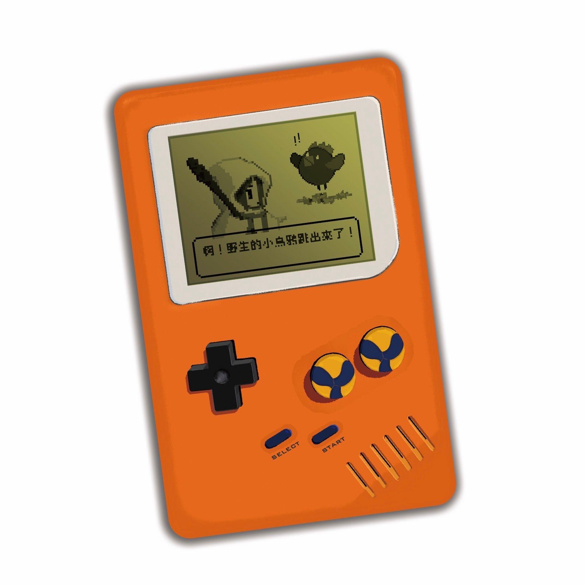 對戰小烏鴉！！研磨Gameboy遊戲機卡片