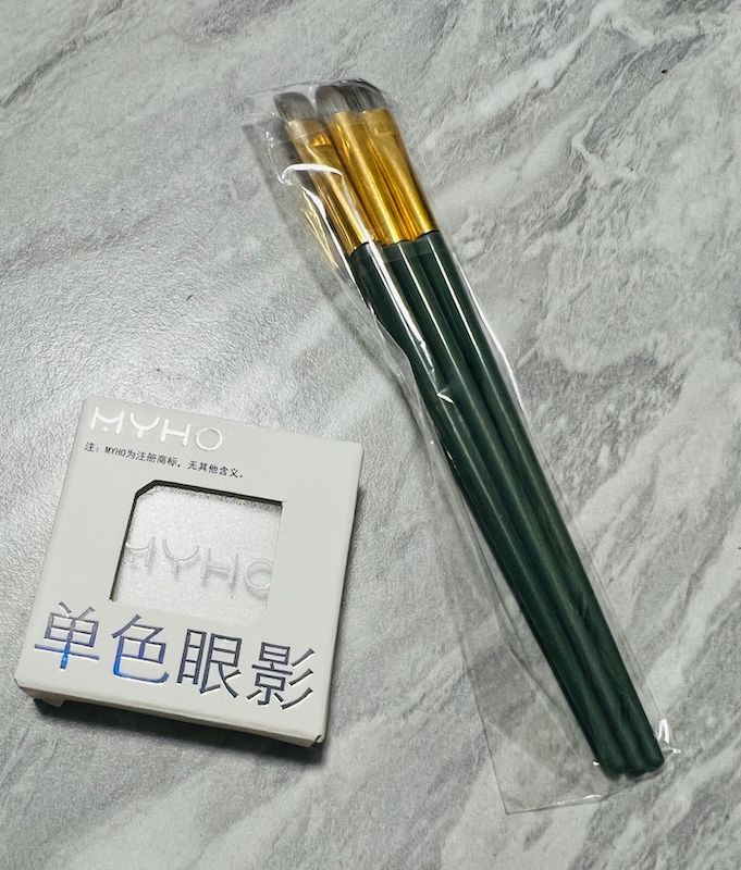 161.MYHO單色啞光高光 純白色眼影~單色啞光高光 眼影 眼頭提亮 淚溝凹陷 單色啞光 高光粉 修容提亮 啞光高光