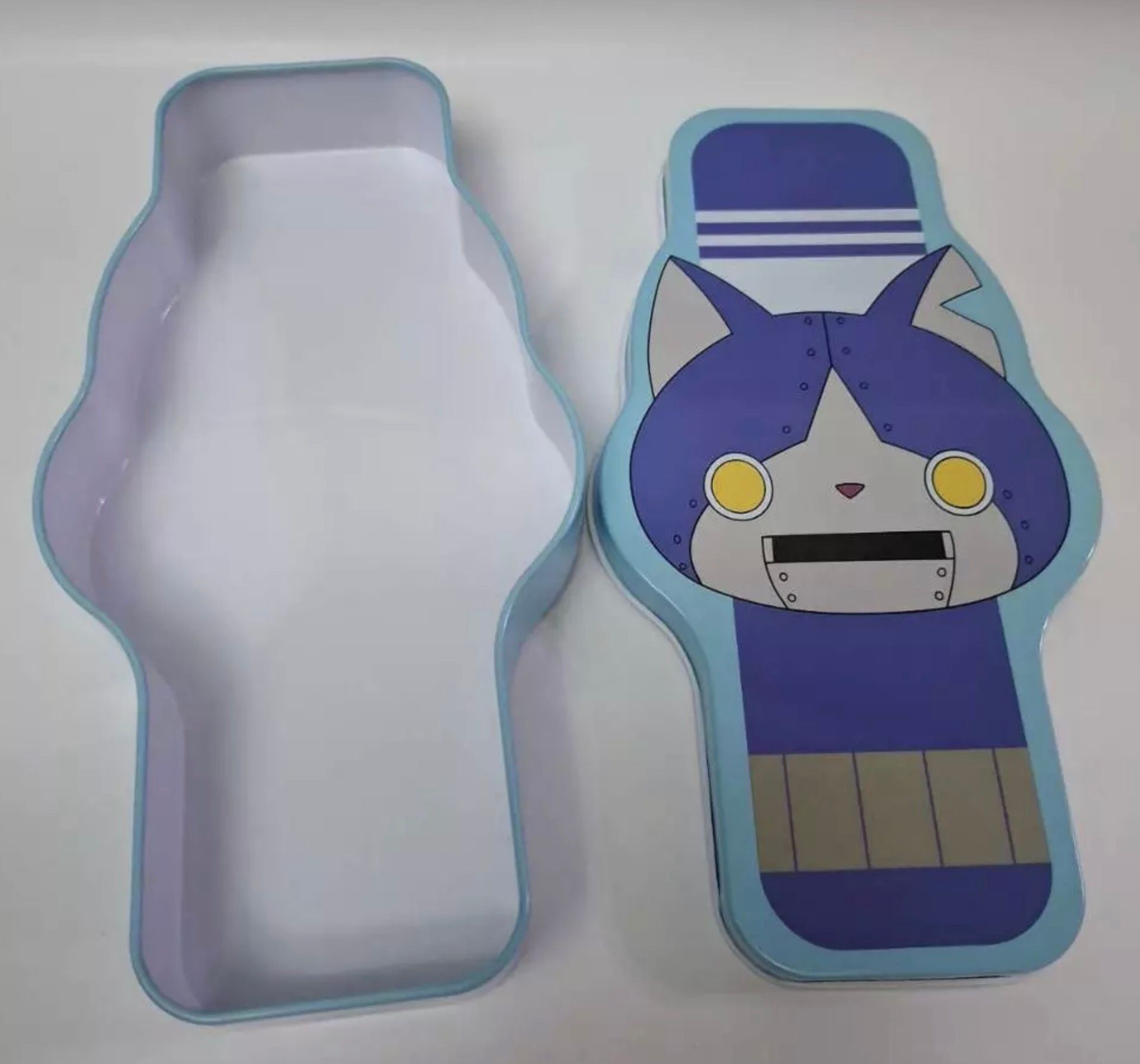 156.妖怪手錶 造型鉛筆盒 怪獸鉛筆盒 鐵盒 文具 機器喵