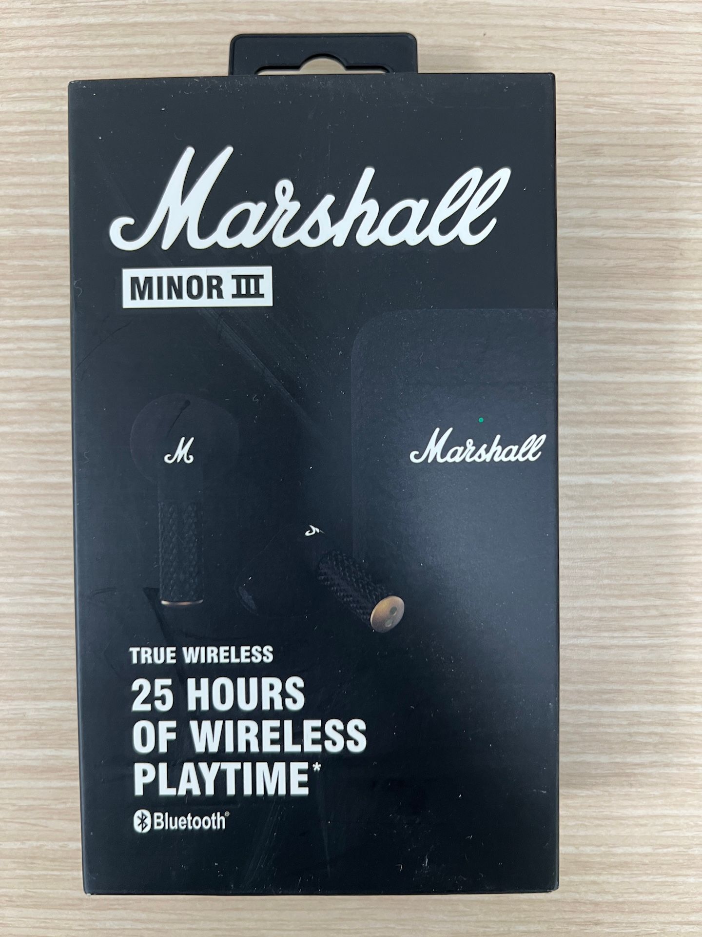 187.馬歇爾 Marshall MINOR III 真無線藍牙 入耳式耳機 黑曜金