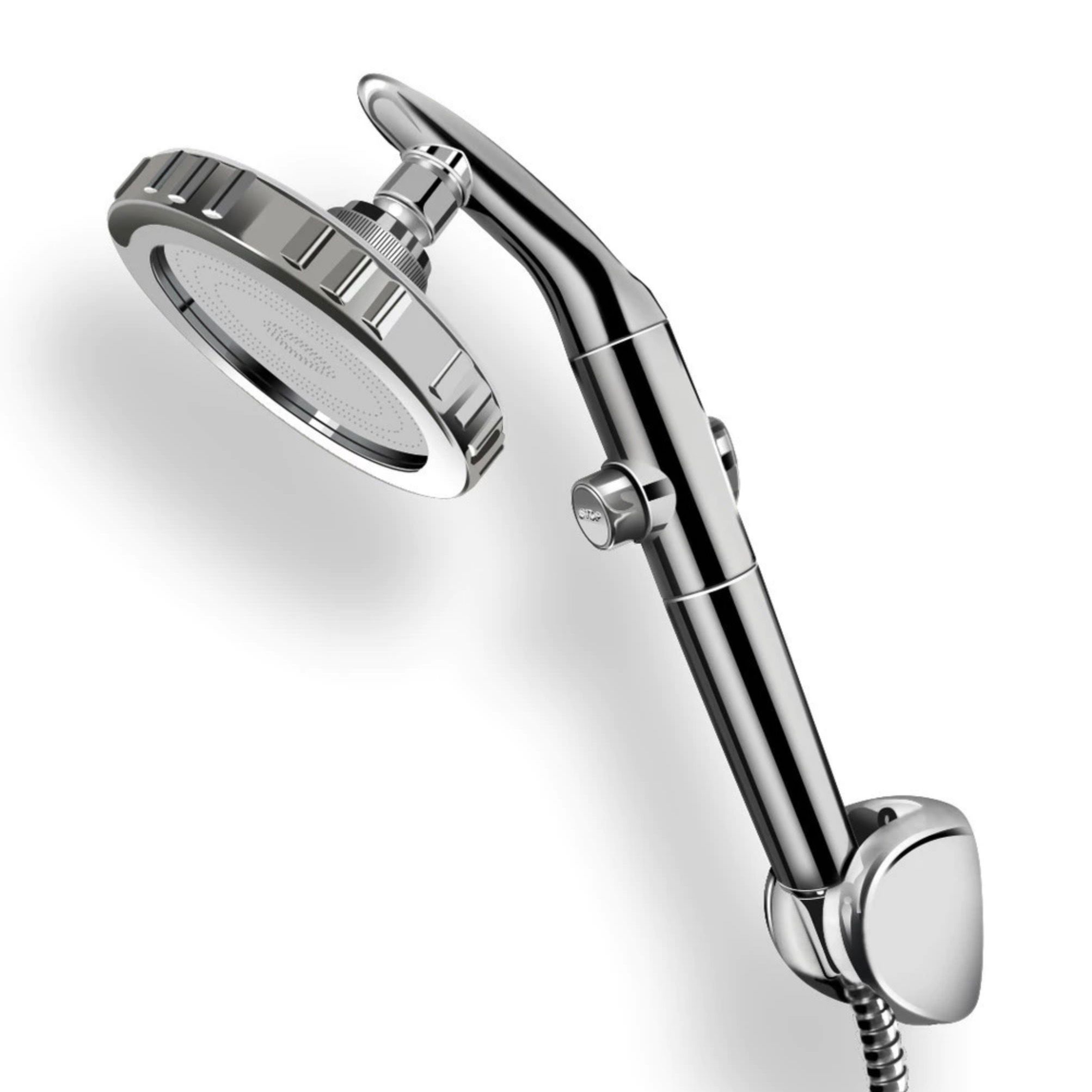 187.手持頂噴 花灑頂噴 手持+頂噴兩用 一鍵止水 淋浴花灑 增壓大花灑噴頭 可調節水壓 可拆洗 蓮蓬頭 淋浴噴頭