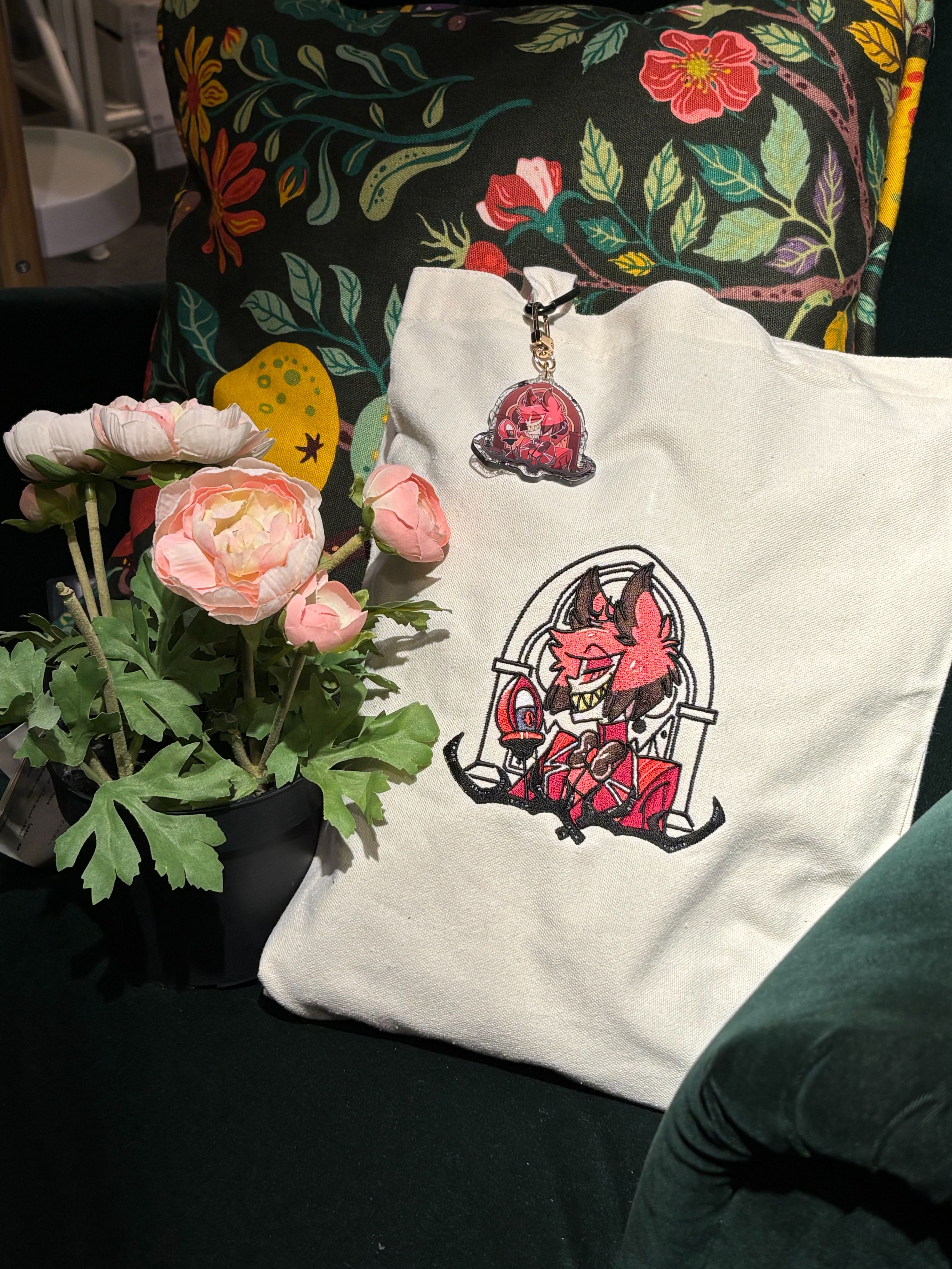 阿拉斯托刺繡托特包