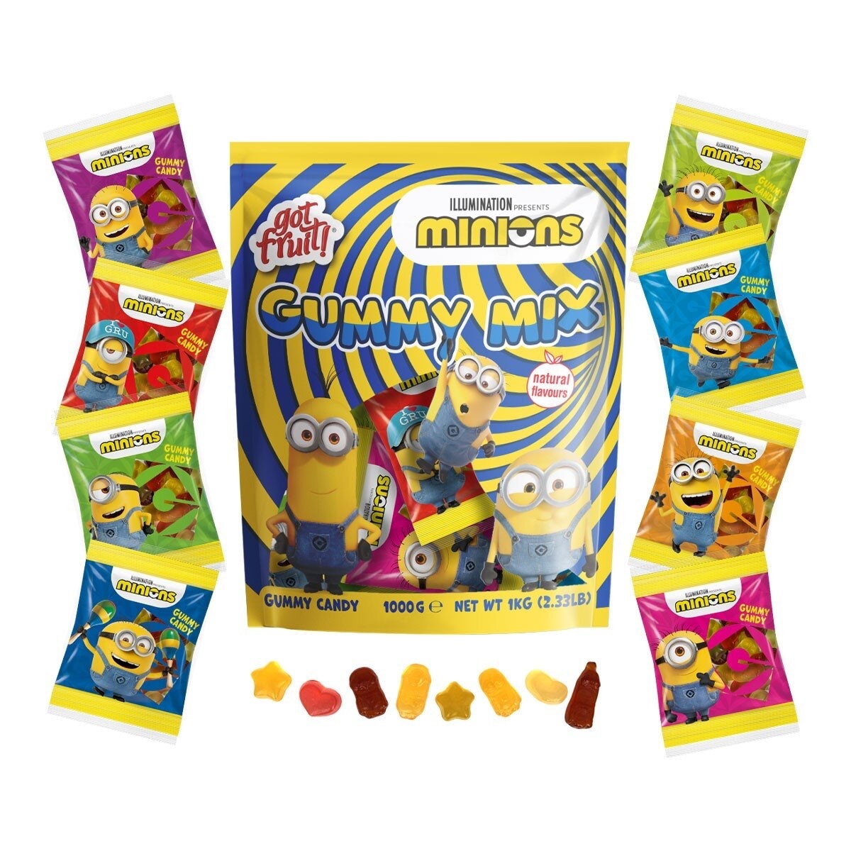 好市多 小小兵 GOT FRUIT GUMMY MIX 水果風味綜合軟糖