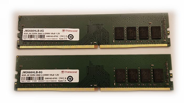 創見 DDR4-2666 16G （8Gx2） 記憶體（桌機）