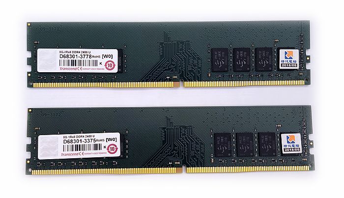創見 DDR4-2400 16G （8Gx2） 記憶體（桌機）