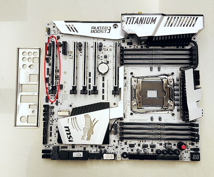 MSI X99A XPOWER GAMING TITANIUM 主機板 （故障品）