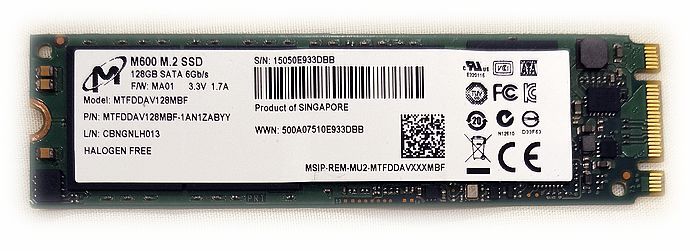 Micron 美光 128G M.2 SATA SSD 固態硬碟