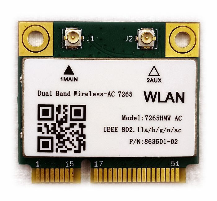 Dual Band Wireless-AC7265 無線 網卡