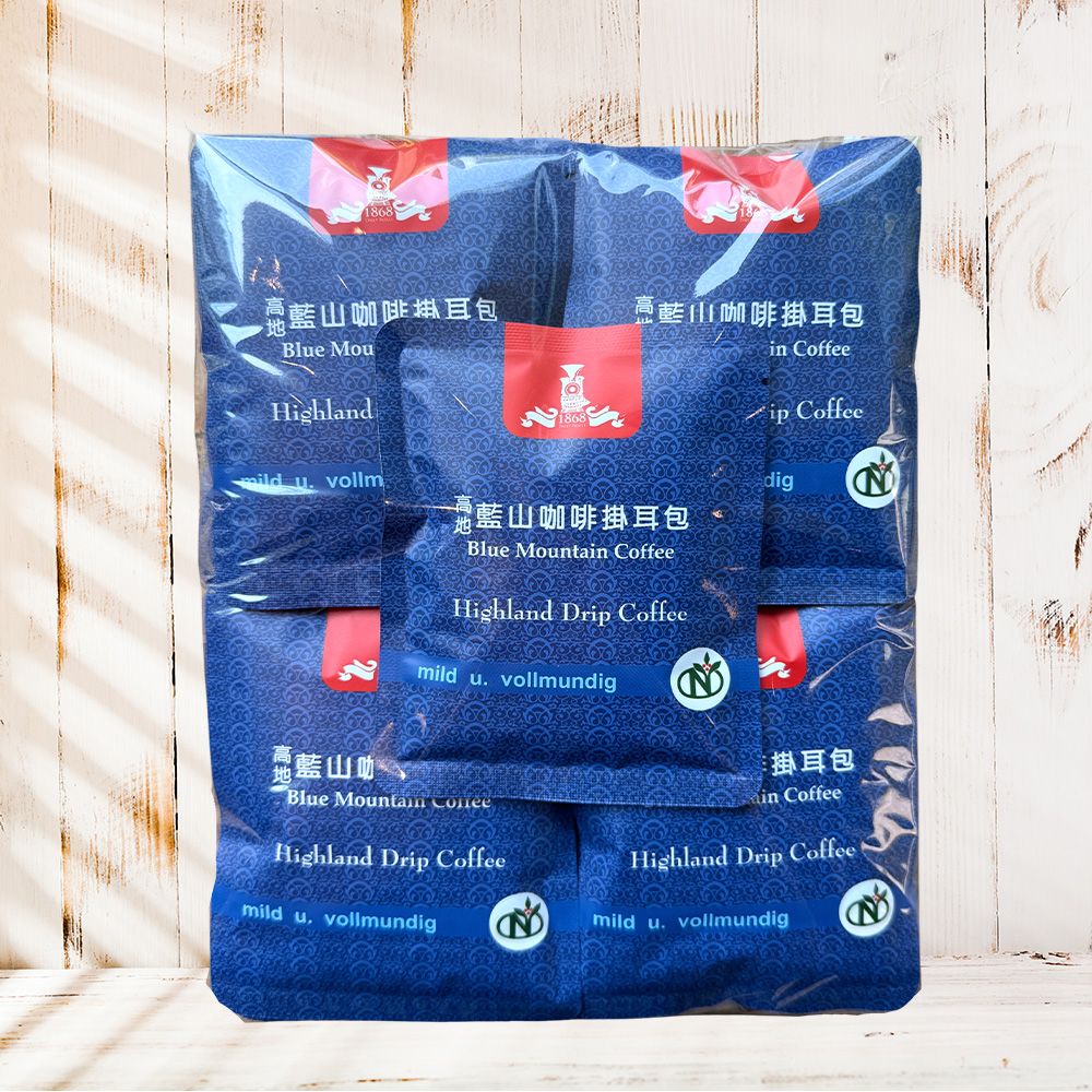 ＜普傳-1868咖啡＞高地藍山咖啡掛耳包-25入環保包