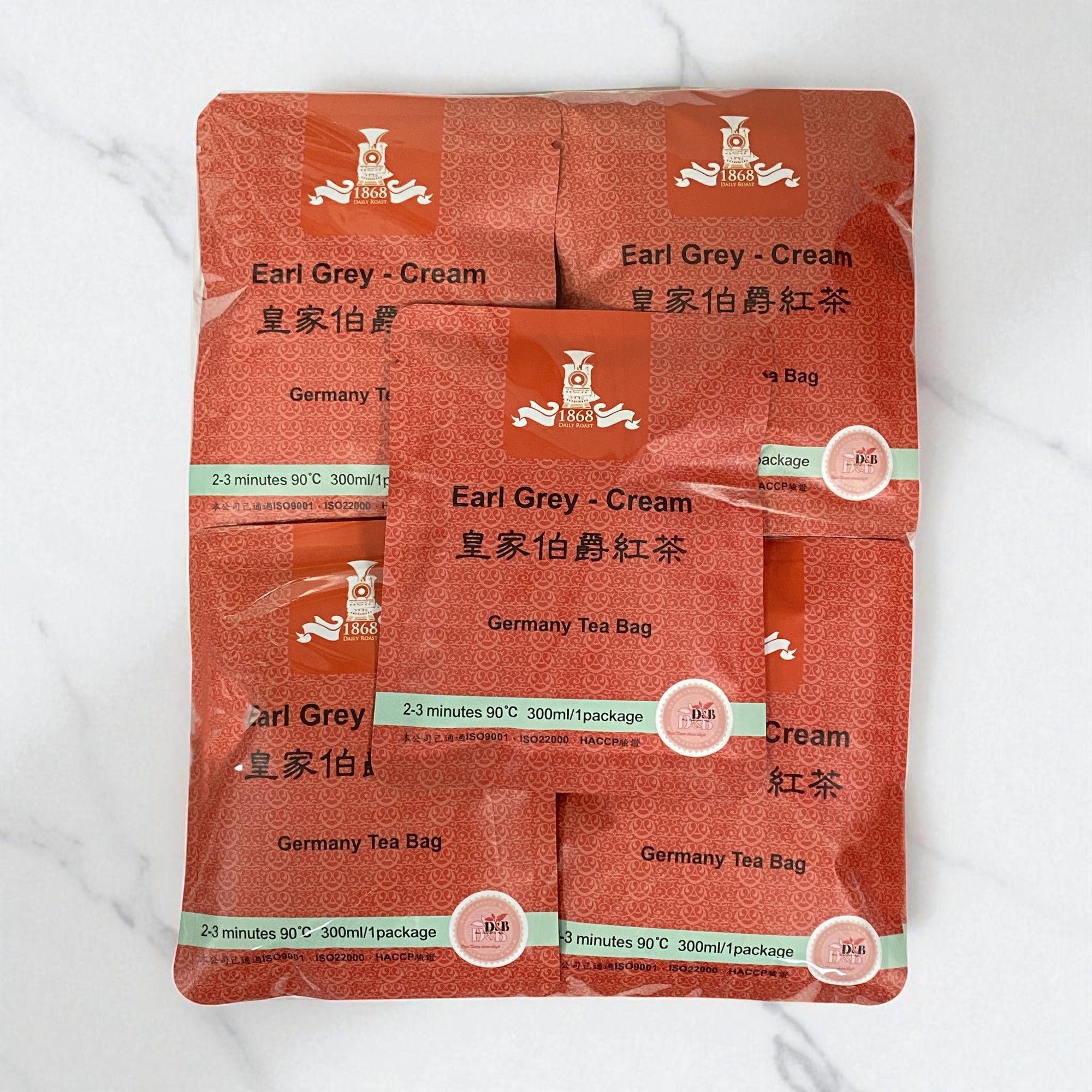 ＜普傳-1868咖啡＞皇家伯爵紅茶-25入環保包