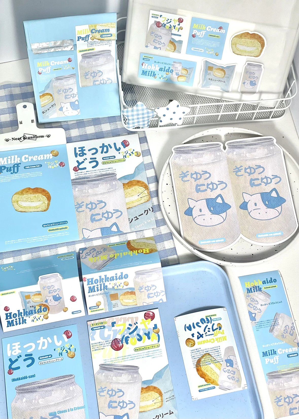 食物系 | 清新牛乳泡芙🥛
