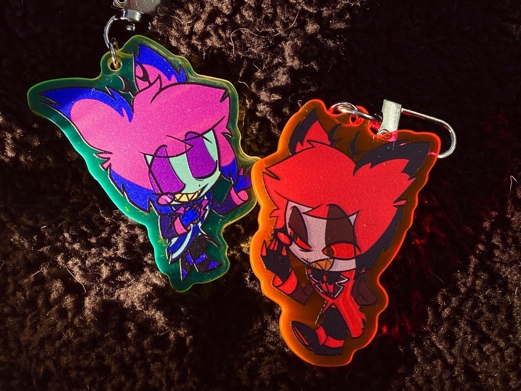 螢光壓克力吊飾